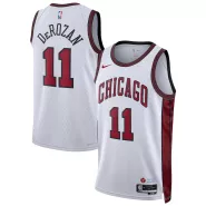 Men's Chicago Bulls DeMar DeRozan #11 Nike White 2022/23 Swingman Jersey - City Edition - thejerseys