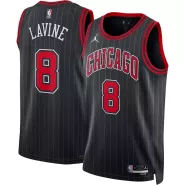 Men's Chicago Bulls Zach LaVine #8 Jordan Brand Black 22/23 Swingman Jersey - Statement Edition - thejerseys