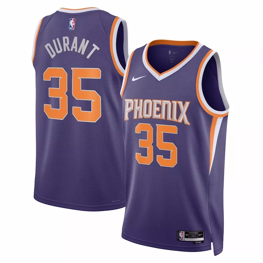 Men's Phoenix Suns Kevin Durant #35 Purple Swingman Jersey 22/23 - Icon Edition - thejerseys
