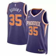 Men's Phoenix Suns Kevin Durant #35 Purple 22/23 Swingman Jersey - Icon Edition - thejerseys