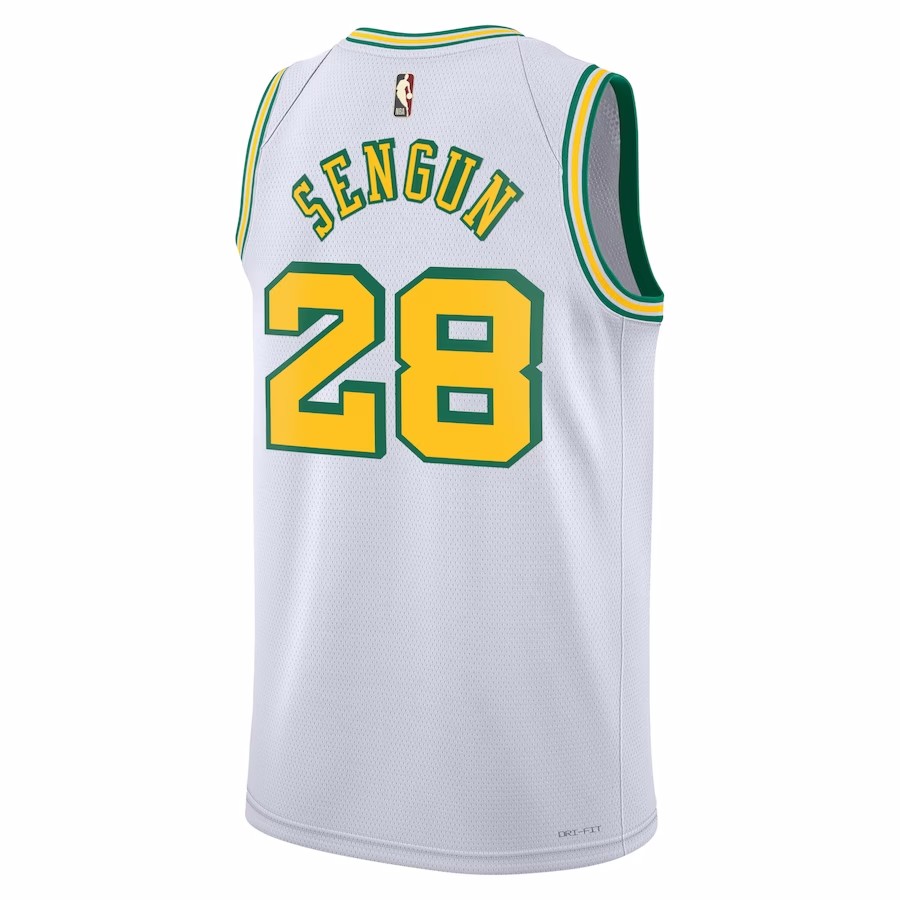 Russell Westbrook #0 Seattle Retro Throwback Basketball Jersey White
