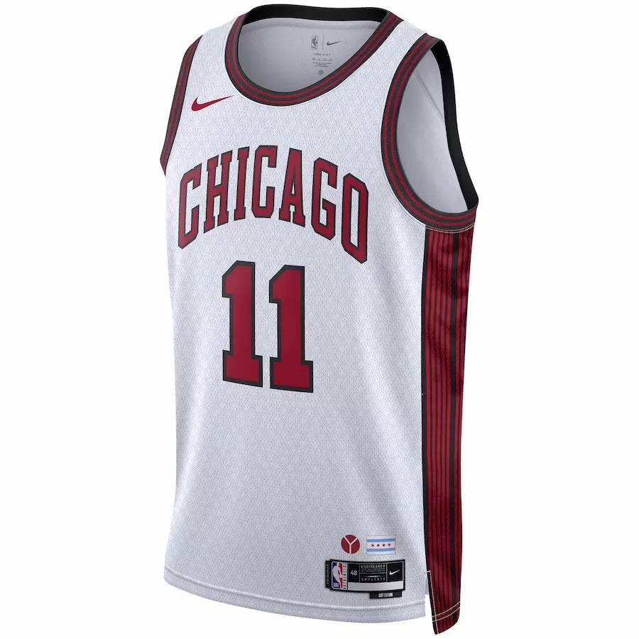 Men's Chicago Bulls DeMar DeRozan #11 White Swingman Jersey 22/23 - City Edition - thejerseys
