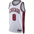 Men's Chicago Bulls Zach LaVine #8 White Swingman Jersey 22/23 - City Edition - thejerseys
