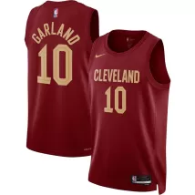 Men's Cleveland Cavaliers Darius Garland #10 Nike Wine 2022/23 Swingman Jersey - Icon Edition - thejerseys