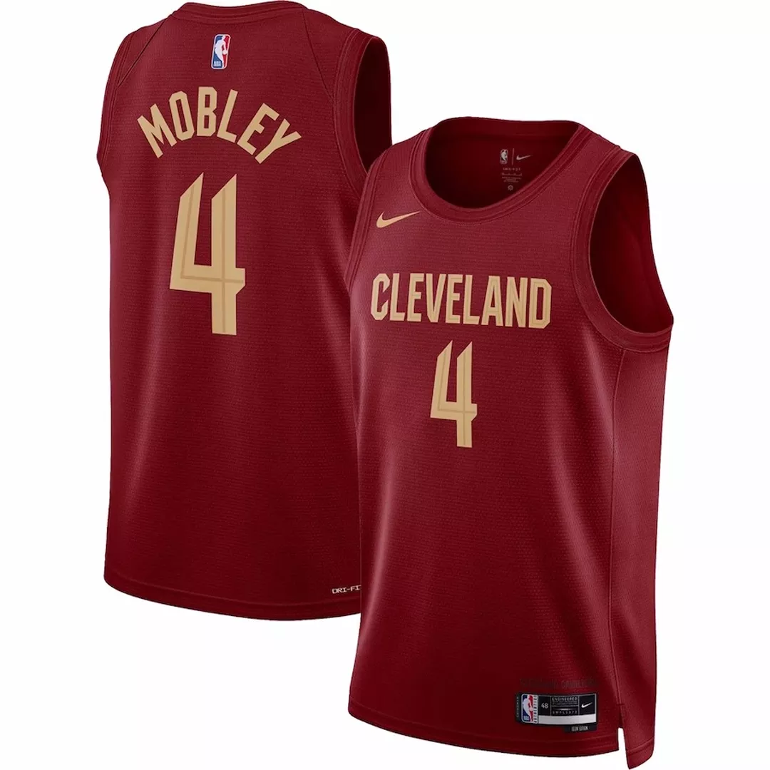 Men's Cleveland Cavaliers Evan Mobley #4 Wine Swingman Jersey 22/23 - Icon Edition