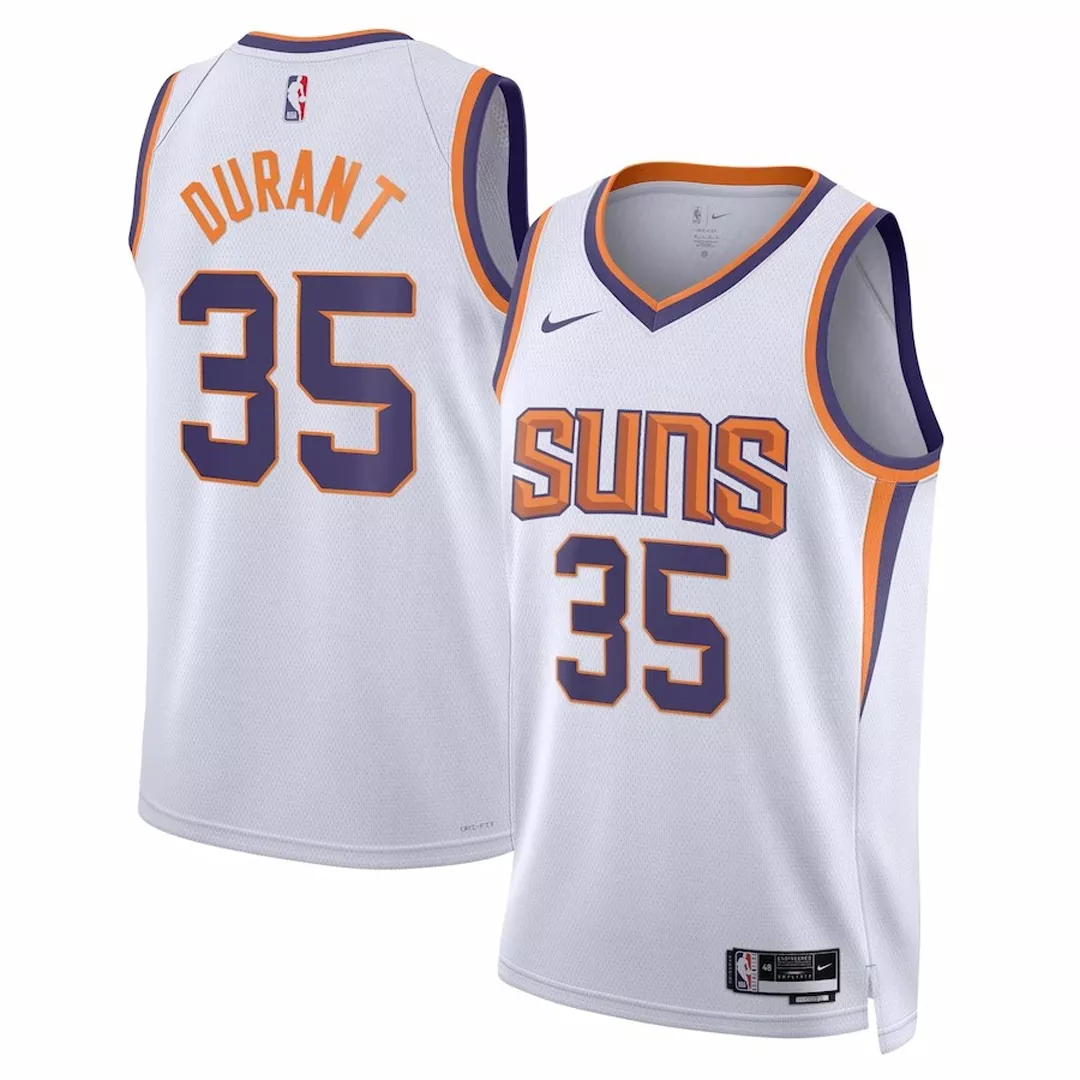 Men's Phoenix Suns Kevin Durant #35 White Swingman Jersey 22/23 - Association Edition