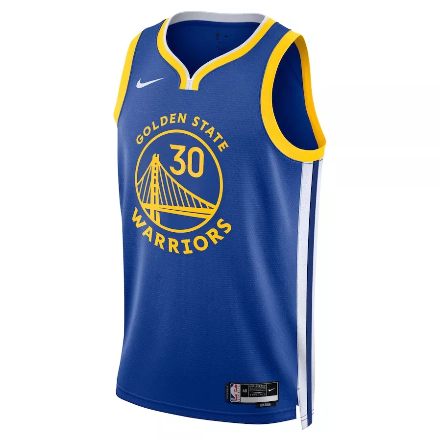 Men's Golden State Warriors Stephen Curry #30 Nike Royal 2022/23 Swingman Jersey - Icon Edition - thejerseys