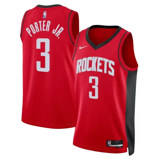 Red Nike NBA Houston Rockets Green #4 Swingman Jersey