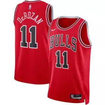 Men's Chicago Bulls DeMar DeRozan #11 Nike Red 2022/23 Swingman Jersey - Icon Edition - thejerseys