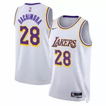 Men's Los Angeles Lakers Rui Hachimura #28 Nike White 2022/23 Swingman Jersey - Association Edition - thejerseys