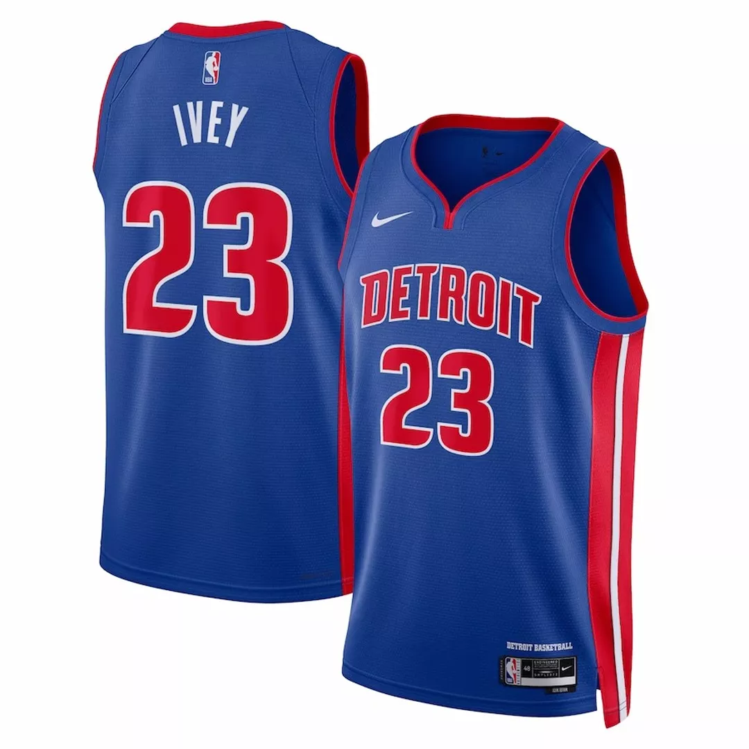 Men's Detroit Pistons Jaden Ivey #23 Blue Swingman Jersey 2022/23 - Icon Edition