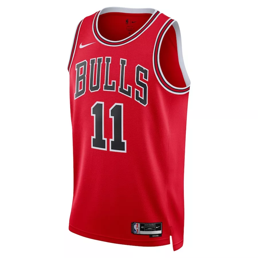 Men's Chicago Bulls DeMar DeRozan #11 Red Swingman Jersey 22/23 - Icon Edition - thejerseys
