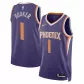 Men's Phoenix Suns Devin Booker #1 Purple Swingman Jersey 22/23 - Icon Edition - thejerseys