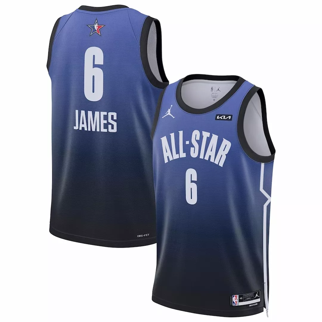 Men's All Star LeBron James #6 Blue All-Star Game Swingman Jersey 2022/23
