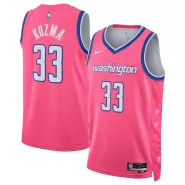Men's Washington Wizards Kyle Kuzma #33 Nike Pink 2022/23 Swingman Jersey - City Edition - thejerseys