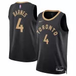 Men's Toronto Raptors Scottie Barnes #4 Black Swingman Jersey 2022/23 - City Edition - thejerseys