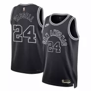 Men's San Antonio Spurs Devin Vassell #24 Nike Black 2022/23 Swingman Jersey - Classic Edition - thejerseys