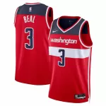 Men's Washington Wizards Bradley Beal #3 Red Swingman Jersey 2022/23 - Icon Edition - thejerseys