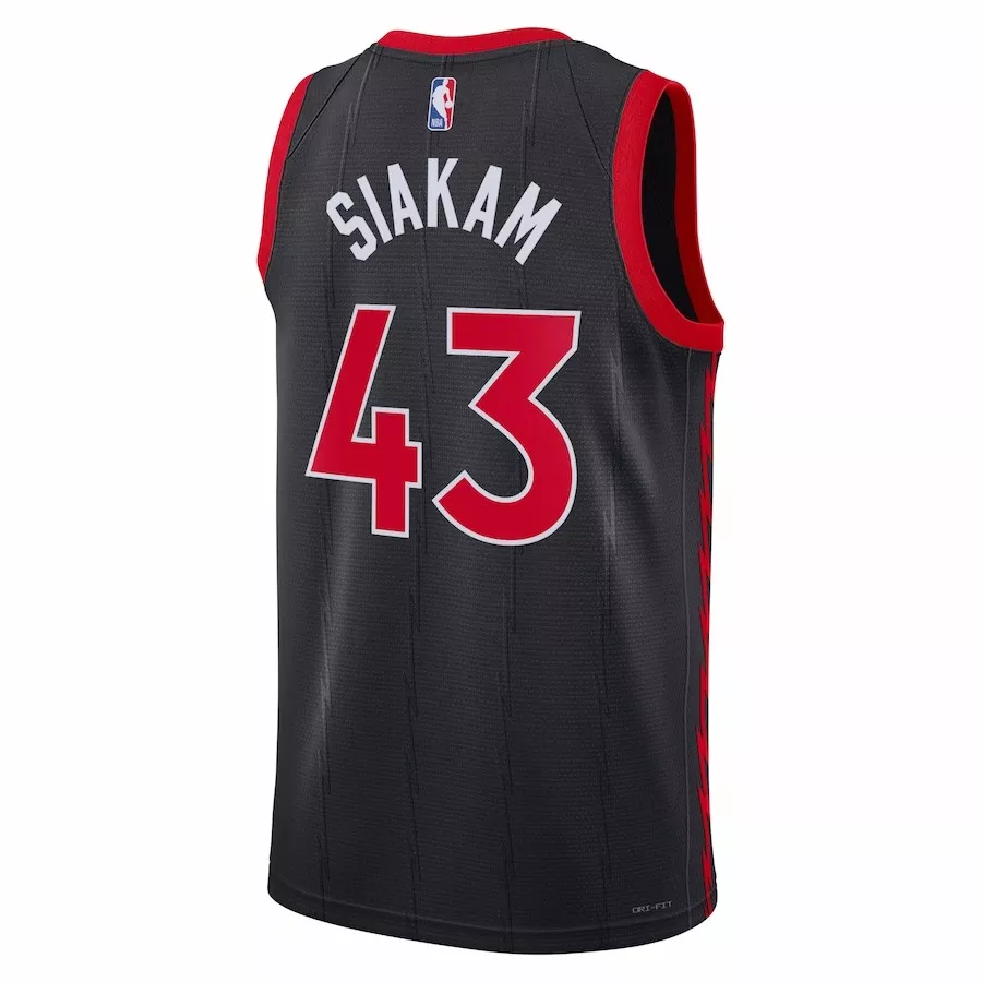 Men's Toronto Raptors Pascal Siakam #43 Jordan Brand Black 2022/23 Swingman Jersey - Statement Edition - thejerseys