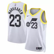 Men's Utah Jazz Lauri Markkanen #23 Nike White 2022/23 Swingman Jersey - Association Edition - thejerseys