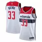 Men's Washington Wizards Kyle Kuzma #33 Nike White 2022/23 Swingman Jersey - Association Edition - thejerseys