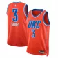 Men's Oklahoma City Thunder Josh Giddey #3 Jordan Brand Orange 2022/23 Swingman Jersey - Statement Edition - thejerseys