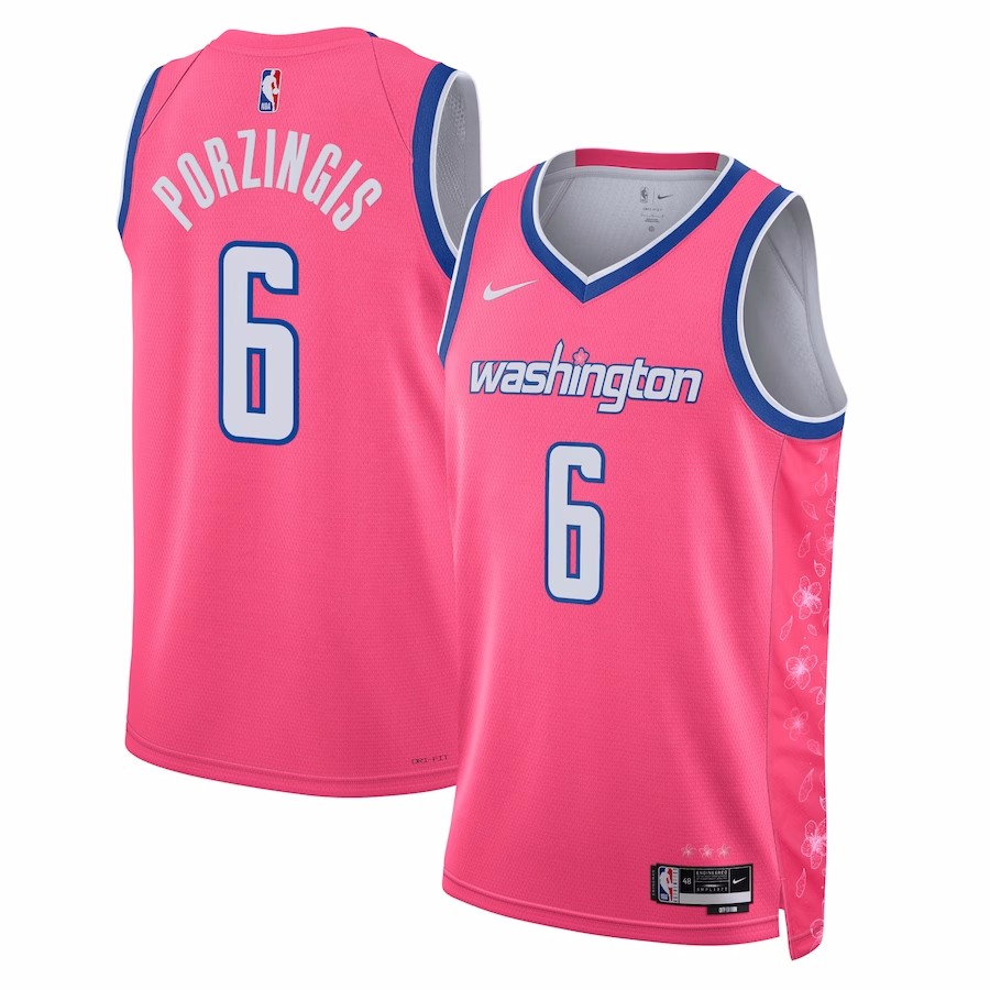 Washington Wizards 63 Reebok NBA 4 Her Women’s Apparel 36” Dress Jersey  Size L