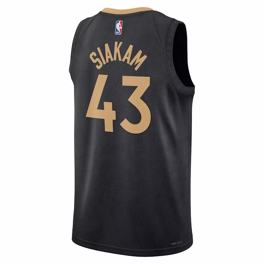 Men's Toronto Raptors Pascal Siakam #43 Black Swingman Jersey 2022/23 - City Edition - thejerseys