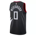 Men's Los Angeles Clippers Russell Westbrook #0 Black Swingman Jersey 2022/23 - Statement Edition - thejerseys