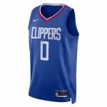 Men's Los Angeles Clippers Russell Westbrook #0 Royal Swingman Jersey 2022/23 - Icon Edition - thejerseys