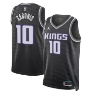 Men's Sacramento Kings Domantas Sabonis #10 Black 2022/23 Swingman Jersey - Statement Edition - thejerseys