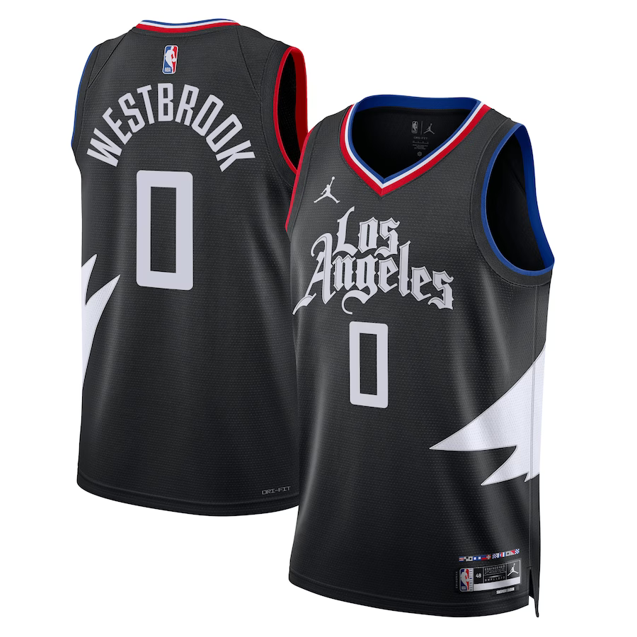 los angeles clippers black jersey