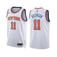 Men's New York Knicks Jalen Brunson #11 Nike White 2022/23 Swingman Jersey - Association Edition - thejerseys