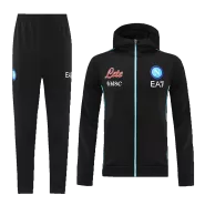 Napoli Black Hoodie Training Kit (Top+Pants) 2022/23 For Adults - thejerseys