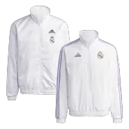 Real Madrid White Jacket 2022/23 For Adults - thejerseys