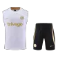 Chelsea White Sleeveless Training Kit 2023/24 For Adults - thejerseys