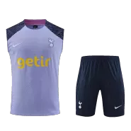 Tottenham Hotspur Purple Sleeveless Training Kit 2023/24 For Adults - thejerseys