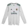 Real Madrid RONALDO #7 Home Retro Long Sleeve Soccer Jersey 2017/18 - thejerseys