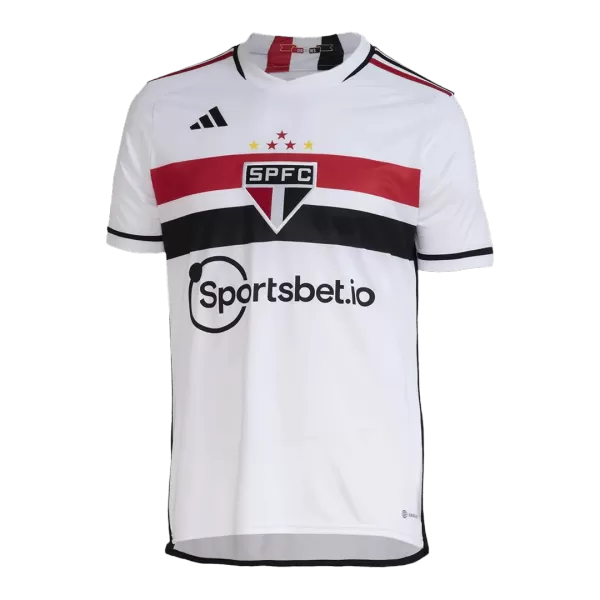 Men's Sao Paulo FC Home Soccer Jersey 2023/24 - Fans Version - thejerseys