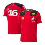 Scuderia Ferrari  F1 Racing Team Charles Leclerc #16 T-Shirt 2023 - thejerseys