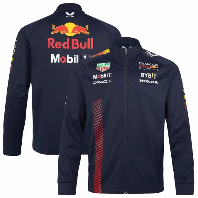 Men Red Bull F1 Red Jacket 2023 - thejerseys
