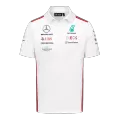 Mercedes AMG Petronas F1 White Team Polo 2023 - thejerseys