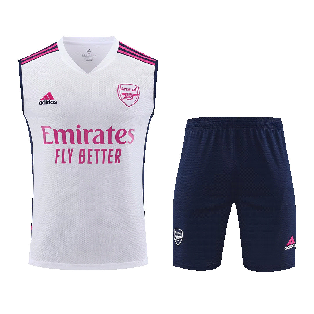 Arsenal Sleeveless Training Kit 2023/24 - White