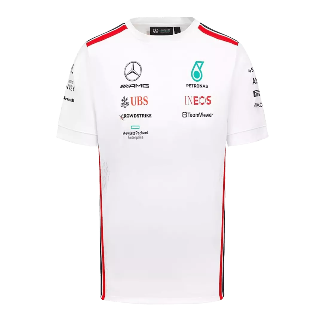 Mercedes AMG Petronas F1 Racing Team T-Shirt - White 2023 - thejerseys