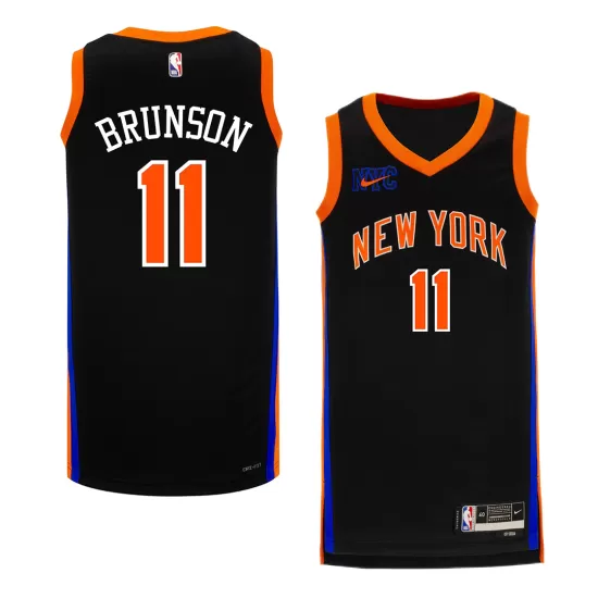 Julius Randle New York Knicks City Edition Nike Dri-FIT NBA Swingman Jersey - Black, S (40)