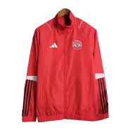 Manchester United Red Windbreaker Jacket 2023/24 For Adults - thejerseys