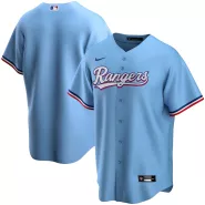 Men Texas Rangers Light Blue Alternate Replica Jersey - thejerseys