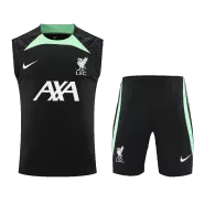 Liverpool Black Sleeveless Training Kit 2023/24 For Adults - thejerseys