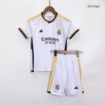 Kid's Real Madrid Home Jerseys Kit(Jersey+Shorts) 2023/24 - thejerseys