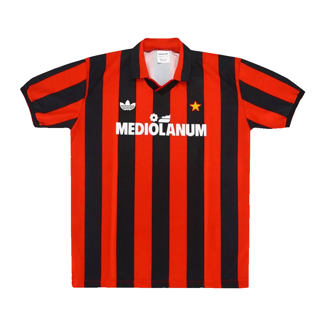 AC Milan Home Retro Soccer Jersey 1990/91